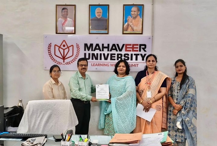महावीर विश्वविद्यालय एवं मेंटल हेल्थ मिशन इंडिया के मध्य एमओयू संपन्न