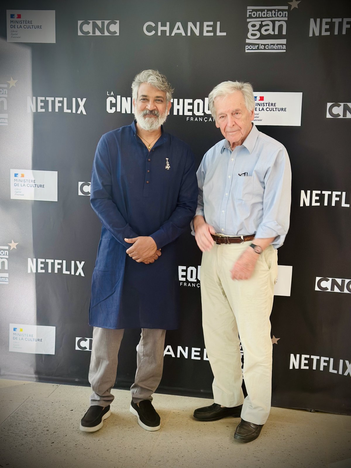 SS राजामौली ने पेरिस में Costa-Gavras से की मुलाकात, ऑस्कर विजेता निर्देशक ने 8 घंटे तक देखीं उनकी फिल्में
