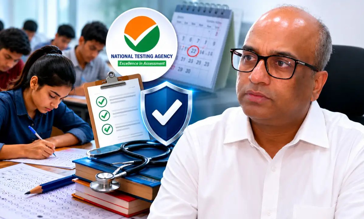 नीट री-एग्जाम में धोखाधड़ी पर एनटीए का शिकंजा, NTA DG अभिषेक सिंह बोले- कोई नहीं बचेगा