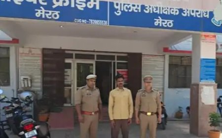 Meerut में 1.41 करोड़ की साइबर ठगी करने वाला गिरफ्तार; फर्जी सीबीआई अफसर बनकर रिटायर ऑफिसर को किया था डिजिटल हाउस अरेस्ट