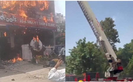 Lucknow coaching center fire: लखनऊ के अलीगंज में एक कोचिंग सेंटर में लगी भीषण आग, 14 लोगों की मौत, मुख्यमंत्री योगी ने लिया घटना का संज्ञान 