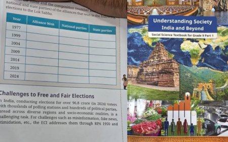 एनसीईआरटी ने पाठ्यक्रम में जोड़ा एसआईआर और इलेक्शन कमीशन,  कक्षा-9 के सिलेबस में किया शामिल 
