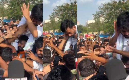 जयपुर में कॉकरोच जनता पार्टी के संस्थापक अभिजीत दीपके की पिटाई, भीड़ में पड़े थप्पड़