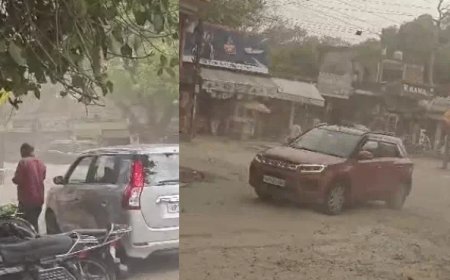 मेरठ में बदला मौसम; तेज हवाओं के साथ चली धूलभरी आंधी