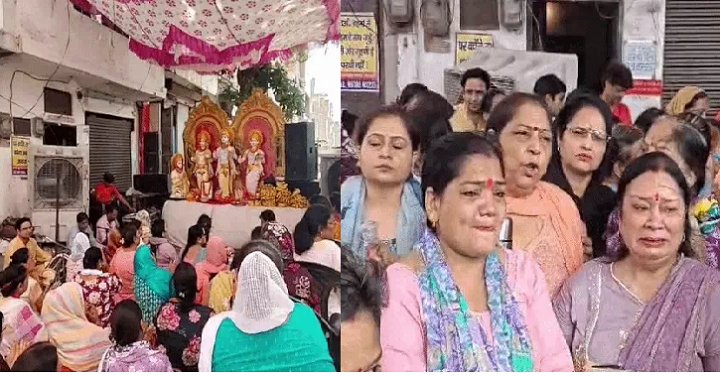 सेंट्रल मार्केट मामला: 89 दिनों से धरने पर बैठी महिलाएं फूट-फूटकर रोईं, बोलीं- हम लोग सड़क पर आ गए