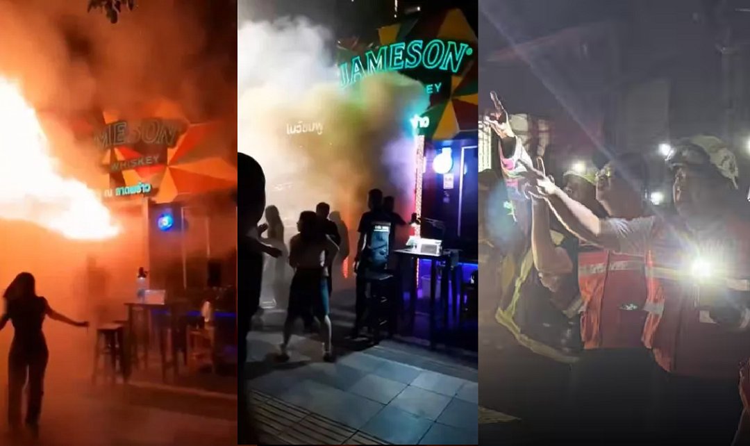 Bangkok pub fire: थाइलैंड की राजधानी बैंकॉक के पब में लगी भीषण आग, अब तक 27 लोगों की मौत, 63 घायल; घटना का वीडियो आया सामने... 