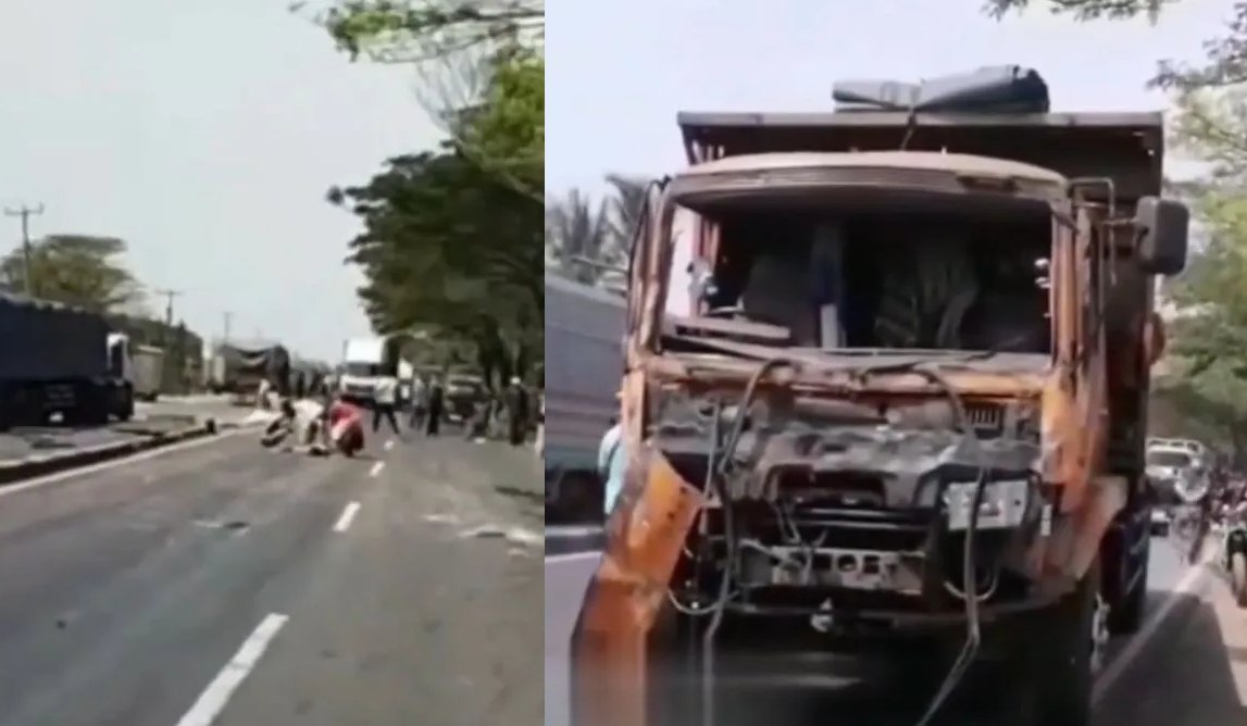 Indonesia Big Accident: इंडोनेशिया में दो ट्रकों की टक्कर से 13 लोगों की मौत, शादी से लौट रहे थे मेहमान; 5 घायल