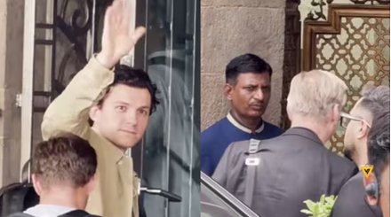 Tom Holland & Christopher Nolan in Mumbai: 'द ओडिसी' के इंडिया प्रीमियर के लिए मुंबई पहुंचे हॉलीवुड सुपरस्टार टॉम हॉलैंड और निर्देशक क्रिस्टोफर नोलन, देखें वीडियो