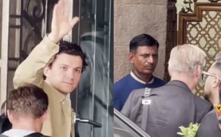 Tom Holland & Christopher Nolan in Mumbai: 'द ओडिसी' के इंडिया प्रीमियर के लिए मुंबई पहुंचे हॉलीवुड सुपरस्टार टॉम हॉलैंड और निर्देशक क्रिस्टोफर नोलन, देखें वीडियो