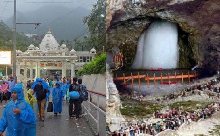 भारी बारिश के चलते वैष्णो देवी-अमरनाथ की यात्रा दूसरे दिन भी स्थगित