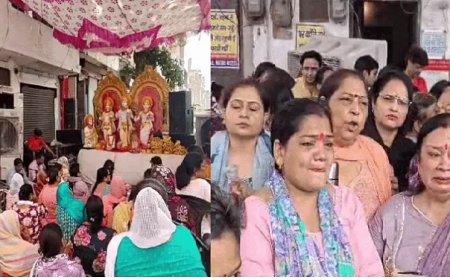 सेंट्रल मार्केट मामला: 89 दिनों से धरने पर बैठी महिलाएं फूट-फूटकर रोईं, बोलीं- हम लोग सड़क पर आ गए