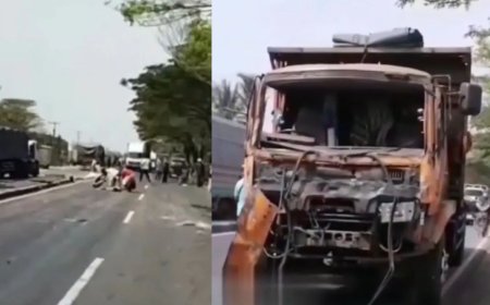 Indonesia Big Accident: इंडोनेशिया में दो ट्रकों की टक्कर से 13 लोगों की मौत, शादी से लौट रहे थे मेहमान; 5 घायल