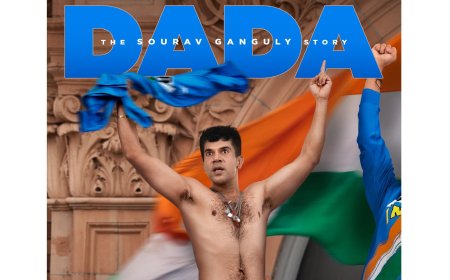 DADA The Sourav Ganguly Story First Poster: सौरव गांगुली के जन्मदिन पर बायोपिक का पहला पोस्टर रिलीज, राजकुमार राव का 'लॉर्ड्स लुक' देख फैंस के आए मिले-जुले रिएक्शंस  