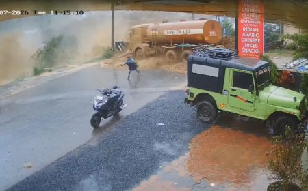 वायनाड लैंडस्लाइड का खौफनाक CCTV फुटेज आया सामने 
