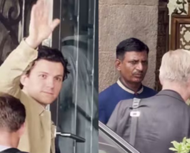 Tom Holland & Christopher Nolan in Mumbai: 'द ओडिसी' के इंडिया प्रीमियर के लिए मुंबई पहुंचे हॉलीवुड सुपरस्टार टॉम हॉलैंड और निर्देशक क्रिस्टोफर नोलन, देखें वीडियो